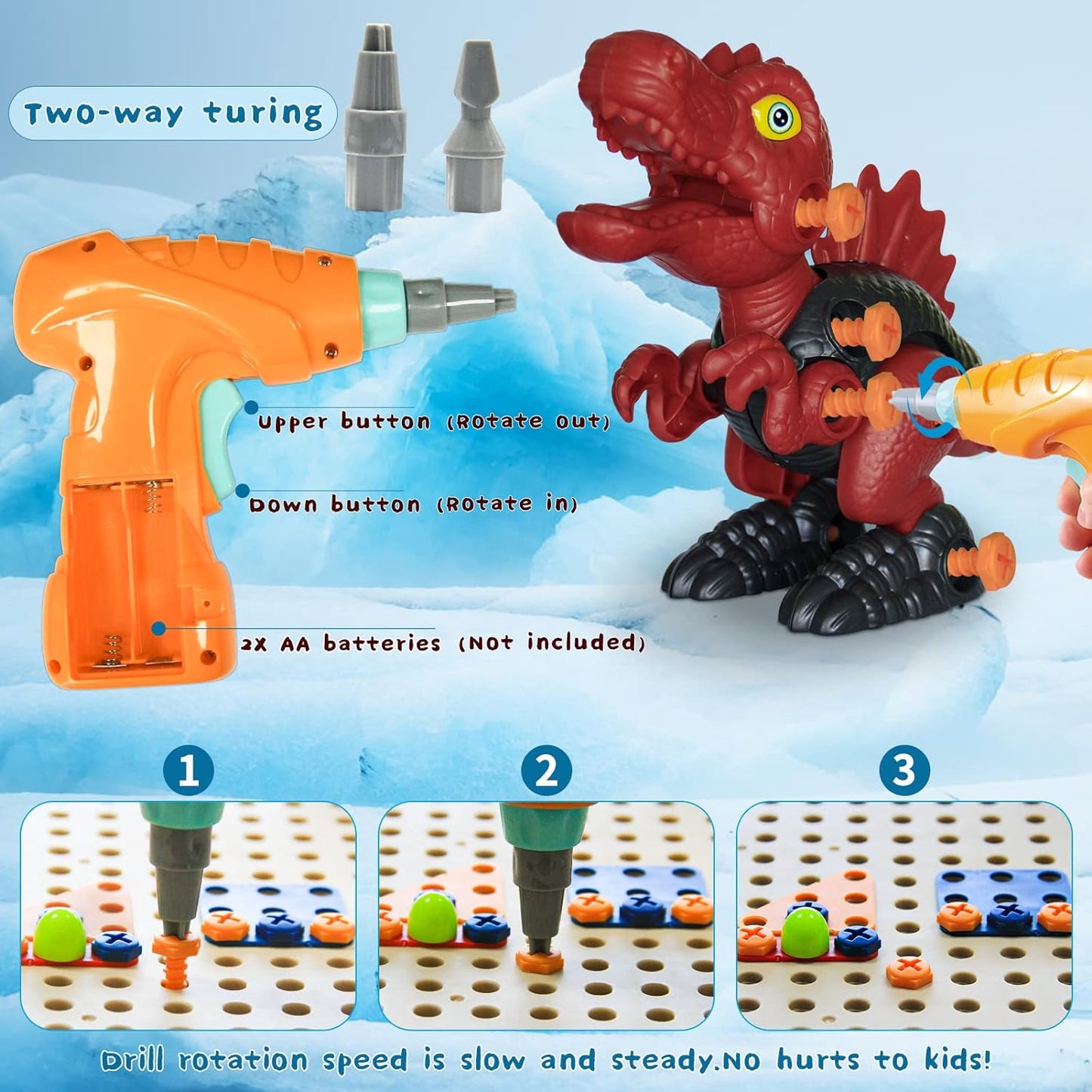Dinocraft | Motorische Vaardigheden Ontwikkelen - Creatieve Bouwset