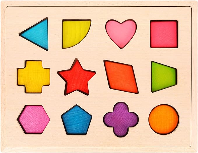 Shapefit - Houten Vormensorteer Speelset Voor Kinderen