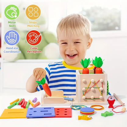 Wonderbox | Motoriek En Probleemoplossing - Educatieve Activiteitenkubus