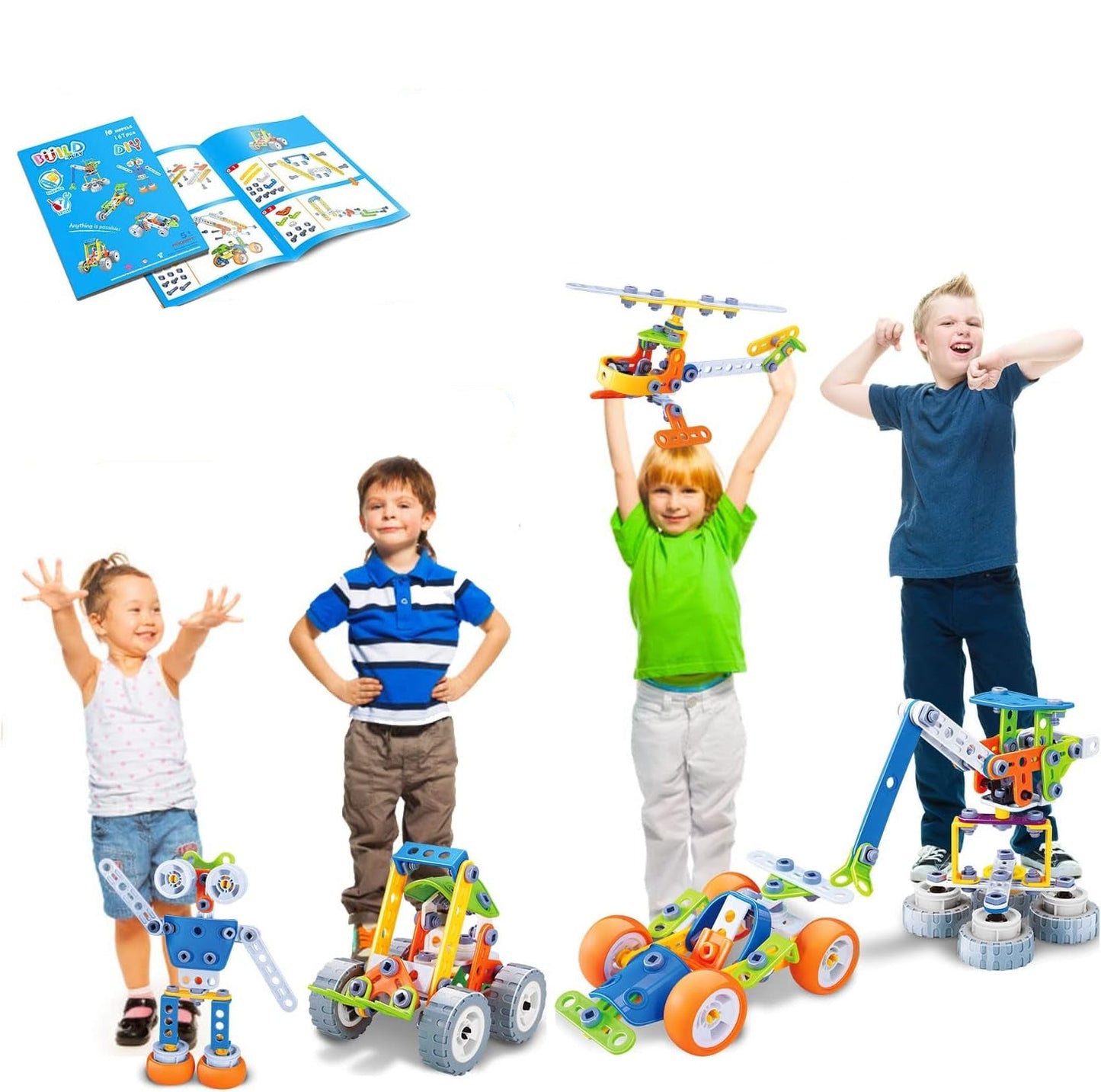 Buildmaster | Fantasierijke Constructies Met Stevige Blokken - Bouwset