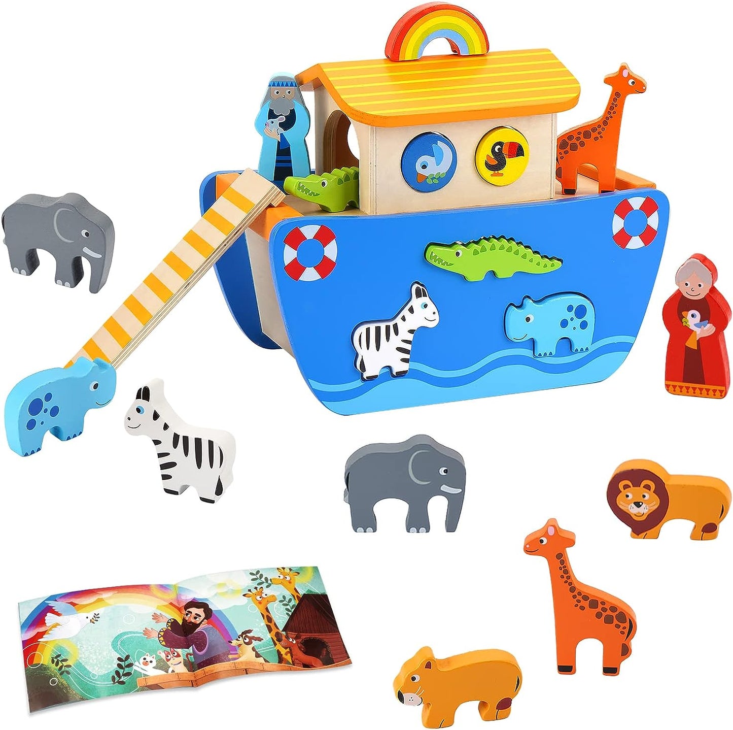 Wonder Ark | Spelen En Leren Met Dieren - Houten Montessori Speelset