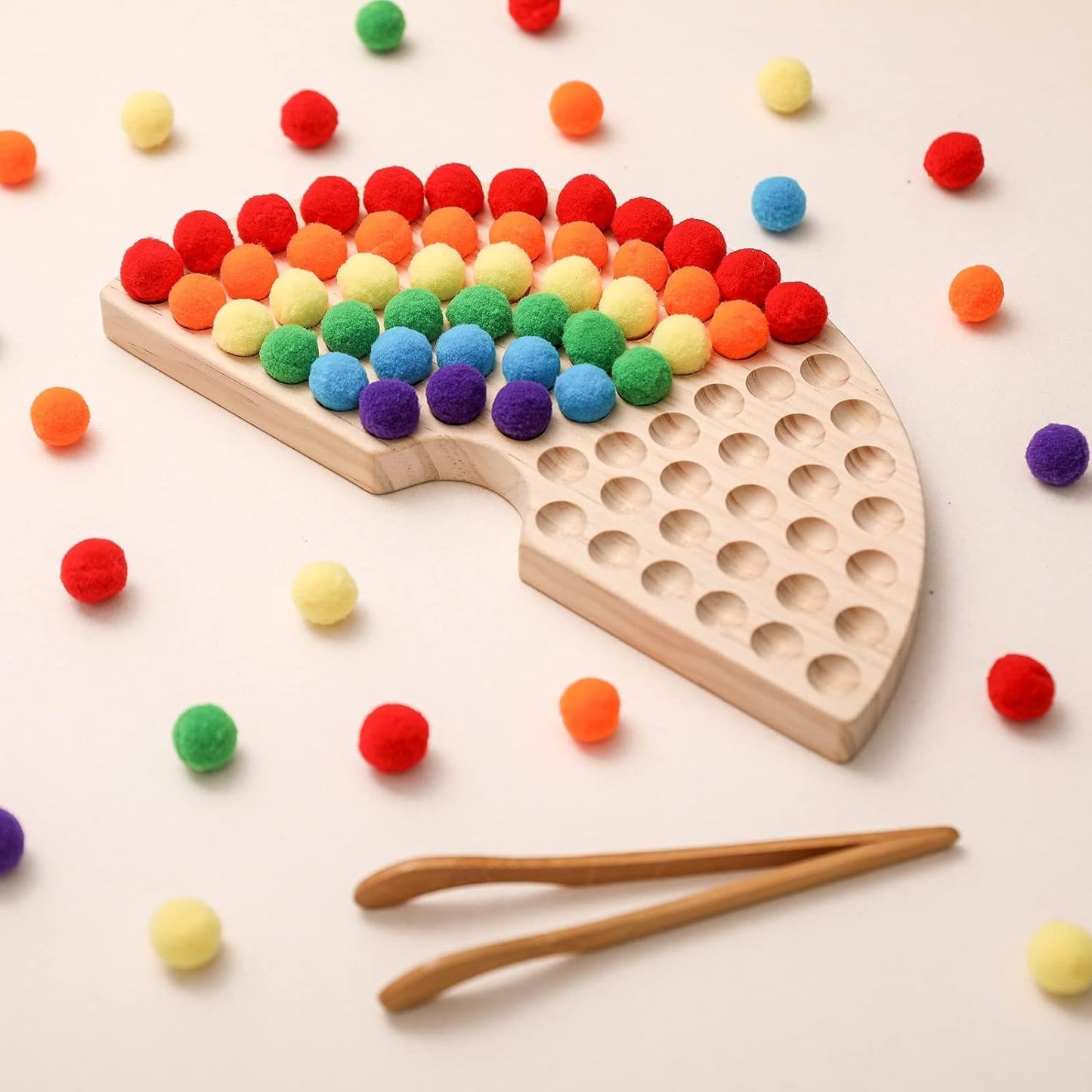 CleverBeads | Kleurrijk leren tellen - Houten Tel- en sorteerspel