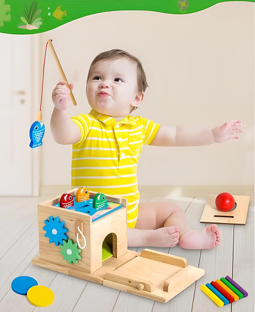 Woodfun | Bouwen En Leren Ontdekken - Educatieve Houten Speelset