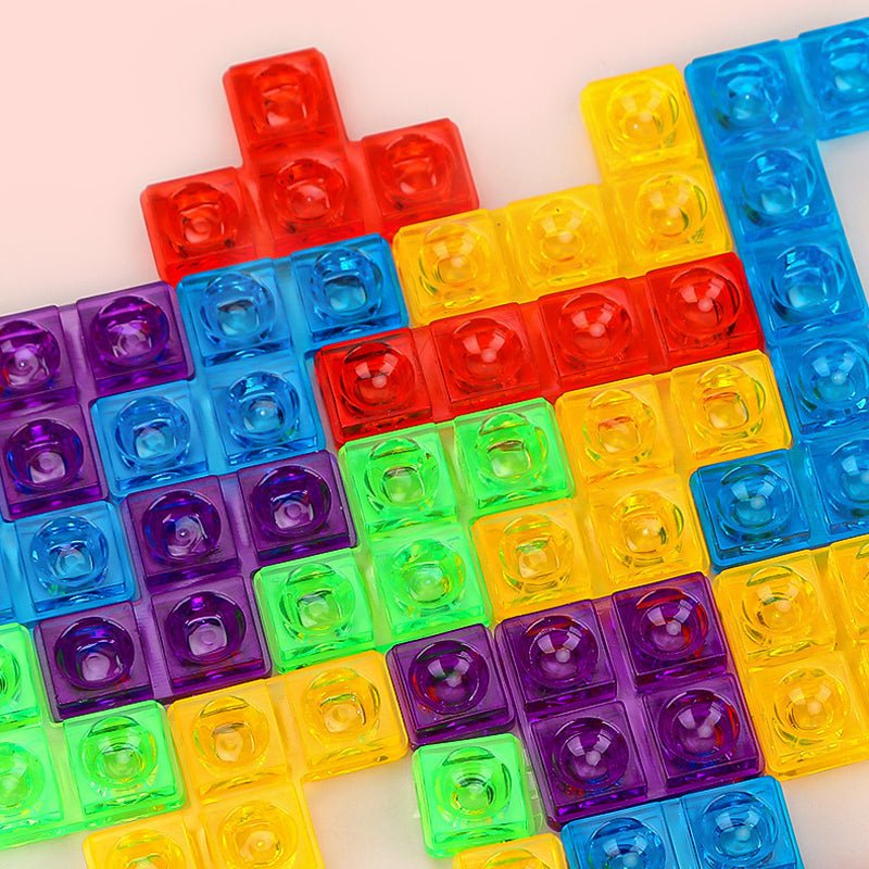 Stack & Solve | Leer Bouwen En Oplossen - Educatief Bouwblokken Set