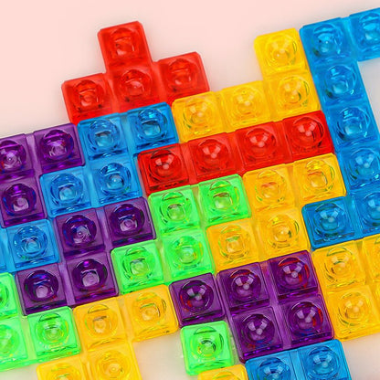 Stack & Solve | Leer Bouwen En Oplossen - Educatief Bouwblokken Set