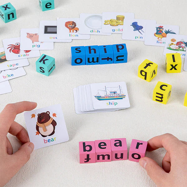 Wordwise | Spelen Met Letters En Kaarten - Houten Letterspel