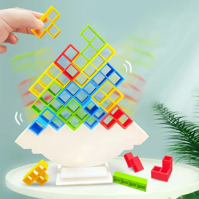 Tetratower | Slim Bouwen En Balanceren -  Educatief Stapelspel