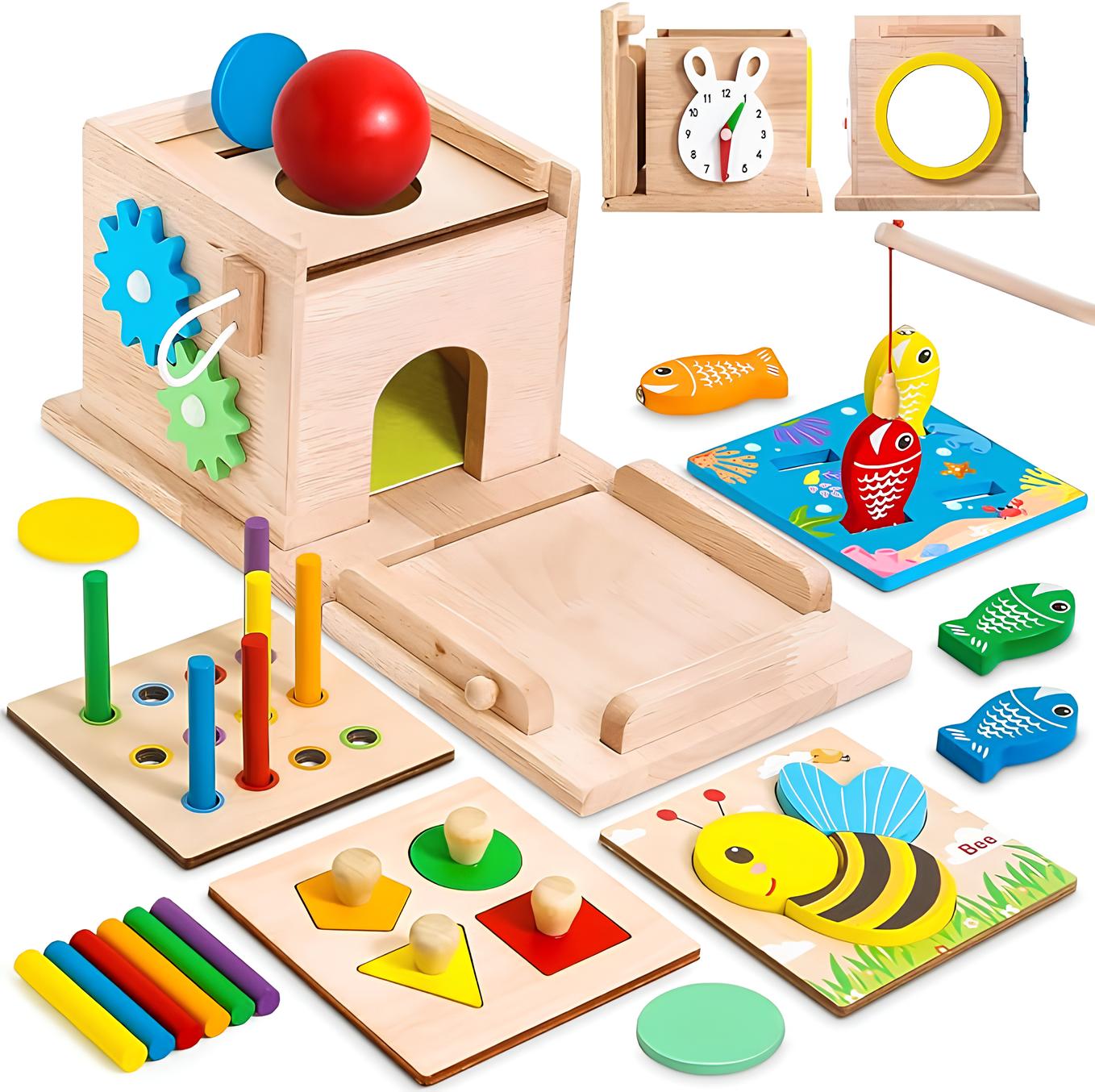 Woodfun | Bouwen En Leren Ontdekken - Educatieve Houten Speelset