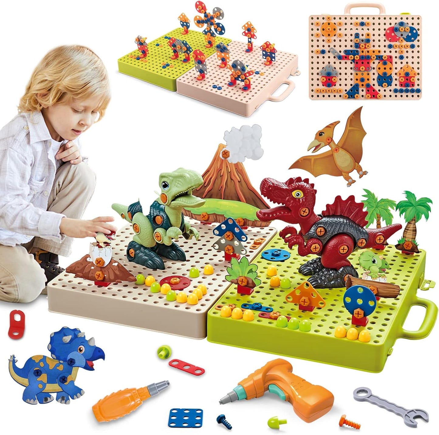 Dinocraft | Motorische Vaardigheden Ontwikkelen - Creatieve Bouwset