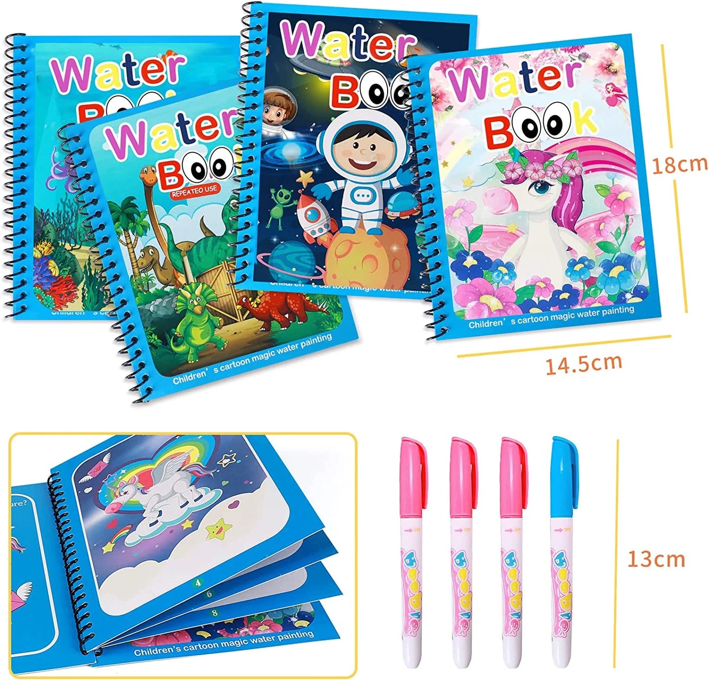 Aquamagic | Kleuren Met Magie - Wateractief Kleurboek