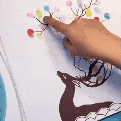 Colorpals | Kleurrijke Creaties Met Vingerstempels - Vingerstempel Set