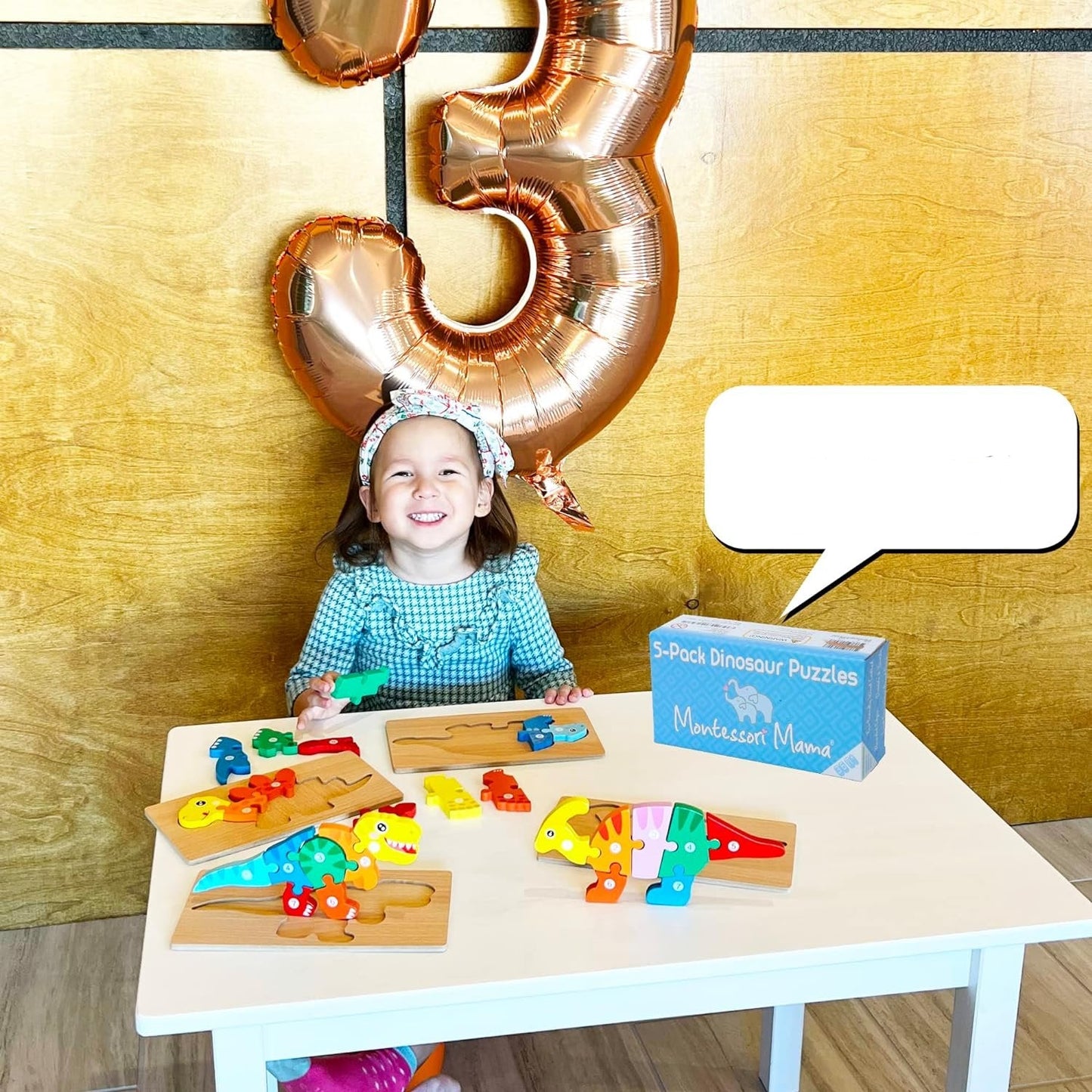 Puzzlerex | Ontdek En Leer Met Puzzelstukken - Houten Puzzel
