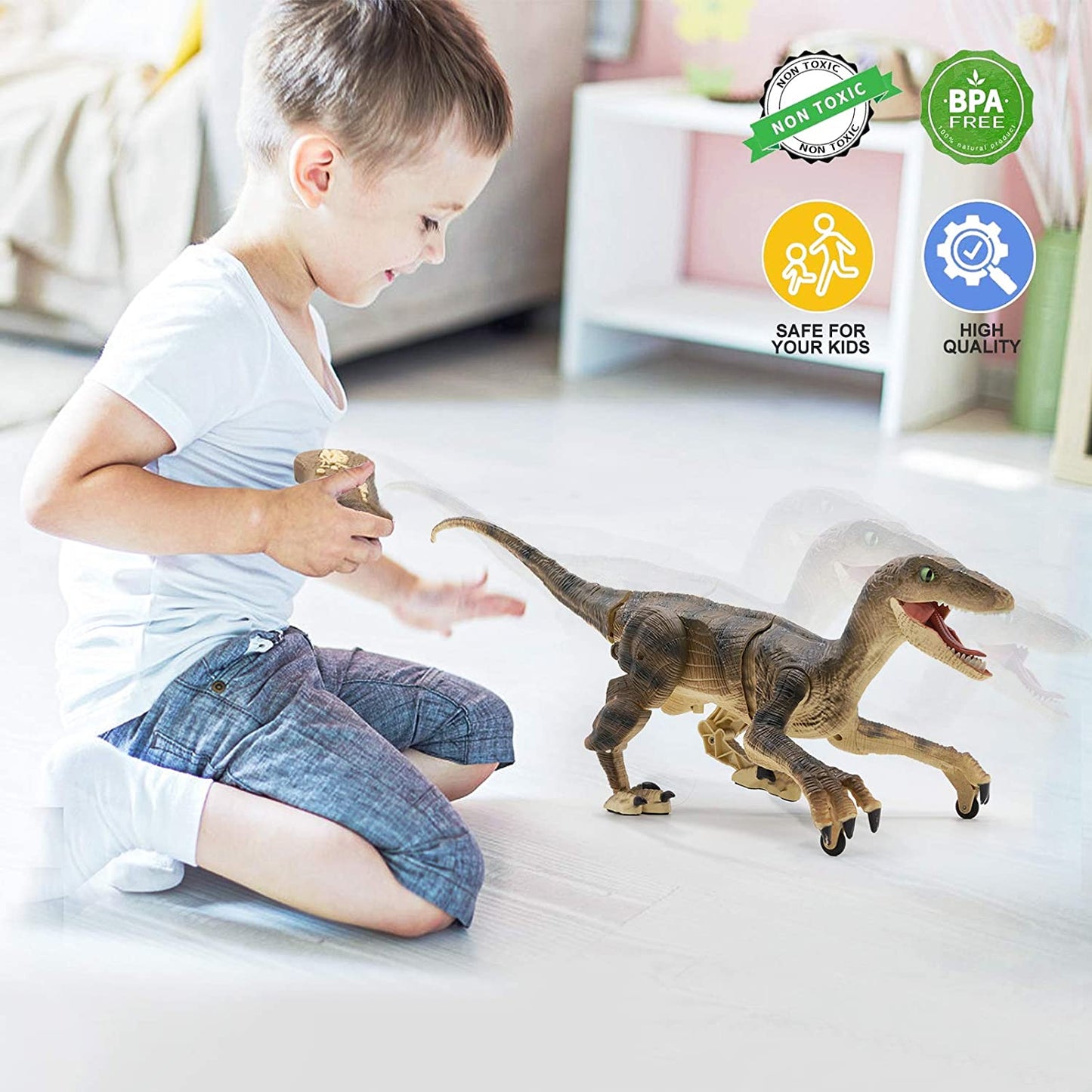 Robodino | Brullende En Bewegende Dino - Afstandsbedienbare Dinosaurus Speelgoed