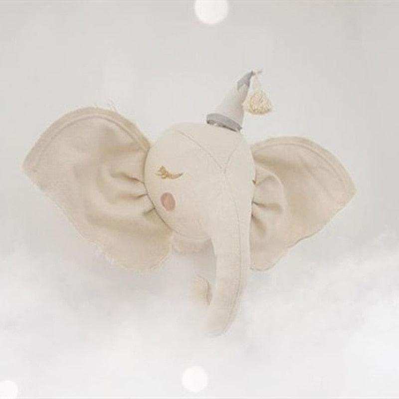 Wonderzoo | Fantasierijke Dierenkoppen - Pluche Wanddecoratie