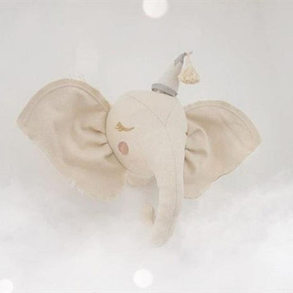 Wonderzoo | Fantasierijke Dierenkoppen - Pluche Wanddecoratie