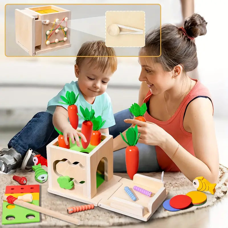 Wonderbox | Motoriek En Probleemoplossing - Educatieve Activiteitenkubus