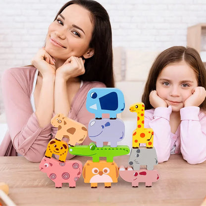 Safaribalance | Balanceren Met Schattige Dieren - Educatief Stapelspel