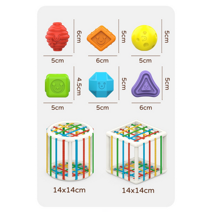 Sortcube | Motoriek En Logisch Denken - Sorteerkubus