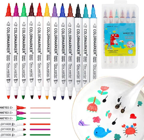 Aquaart Pen | Creëer Magische Waterkunst - Waterverfset (+ Gratis Keramische Lepel)