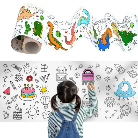 Artroll | Eindeloos Kleurplezier - 3 Meter Lang Kleurpapier