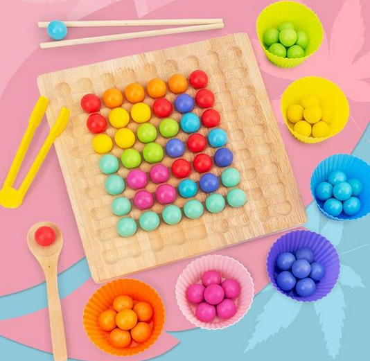 Beadblox | Montessori Kralen Bord - Kleur, Tel & Win Spel Voor Creatieve Kids
