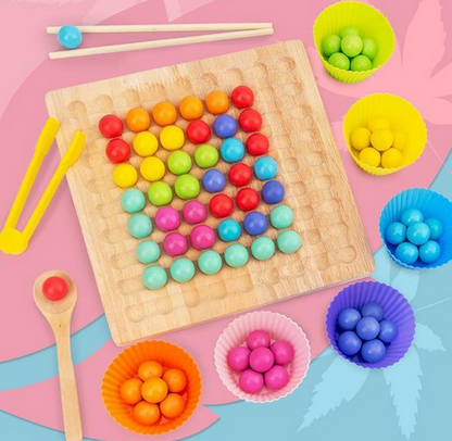 Beadblox | Montessori Kralen Bord - Kleur, Tel & Win Spel Voor Creatieve Kids