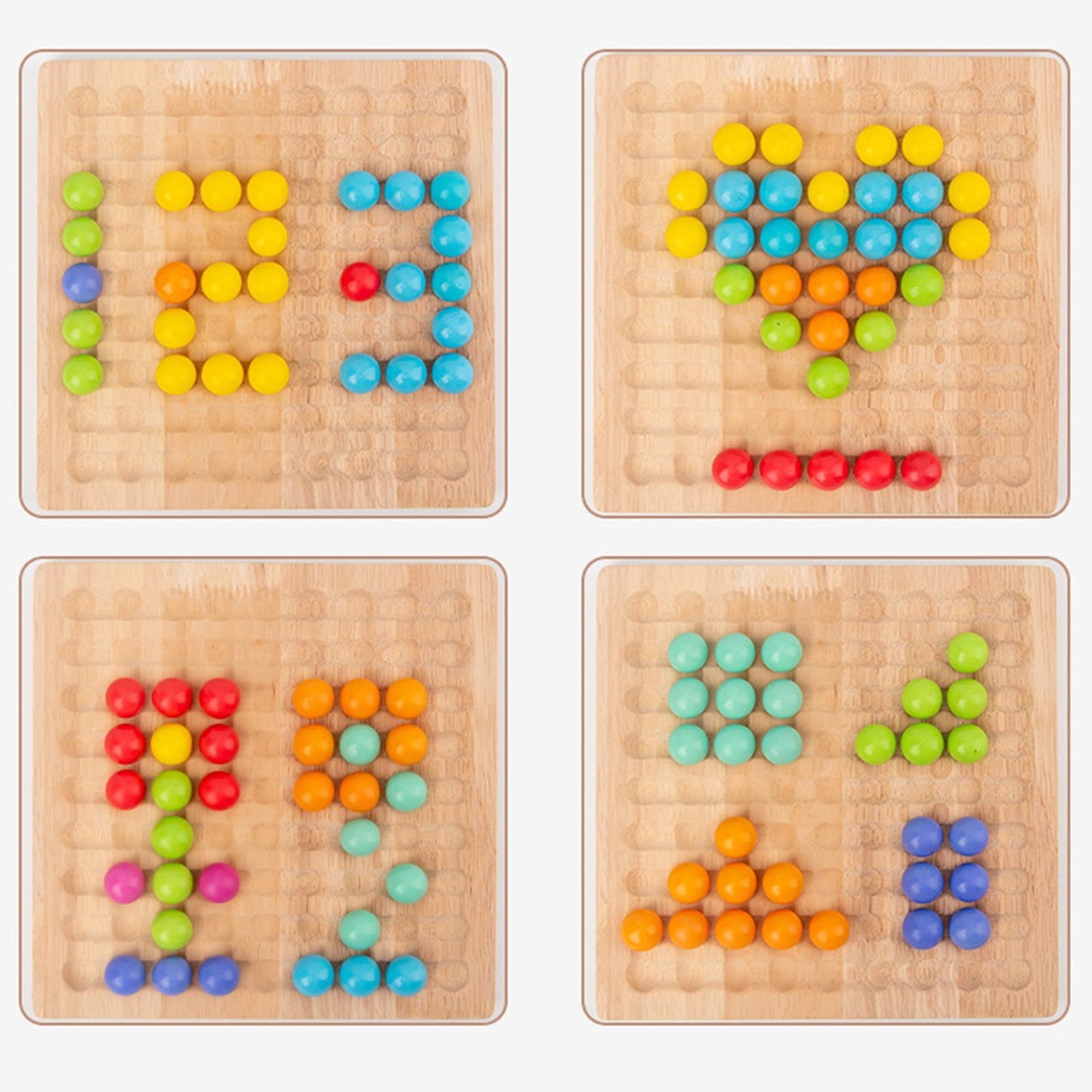 Beadblox | Montessori Kralen Bord - Kleur, Tel & Win Spel Voor Creatieve Kids