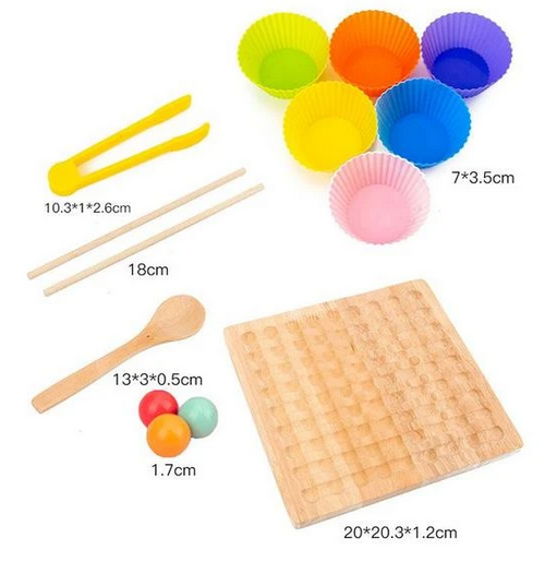 Beadblox | Montessori Kralen Bord - Kleur, Tel & Win Spel Voor Creatieve Kids