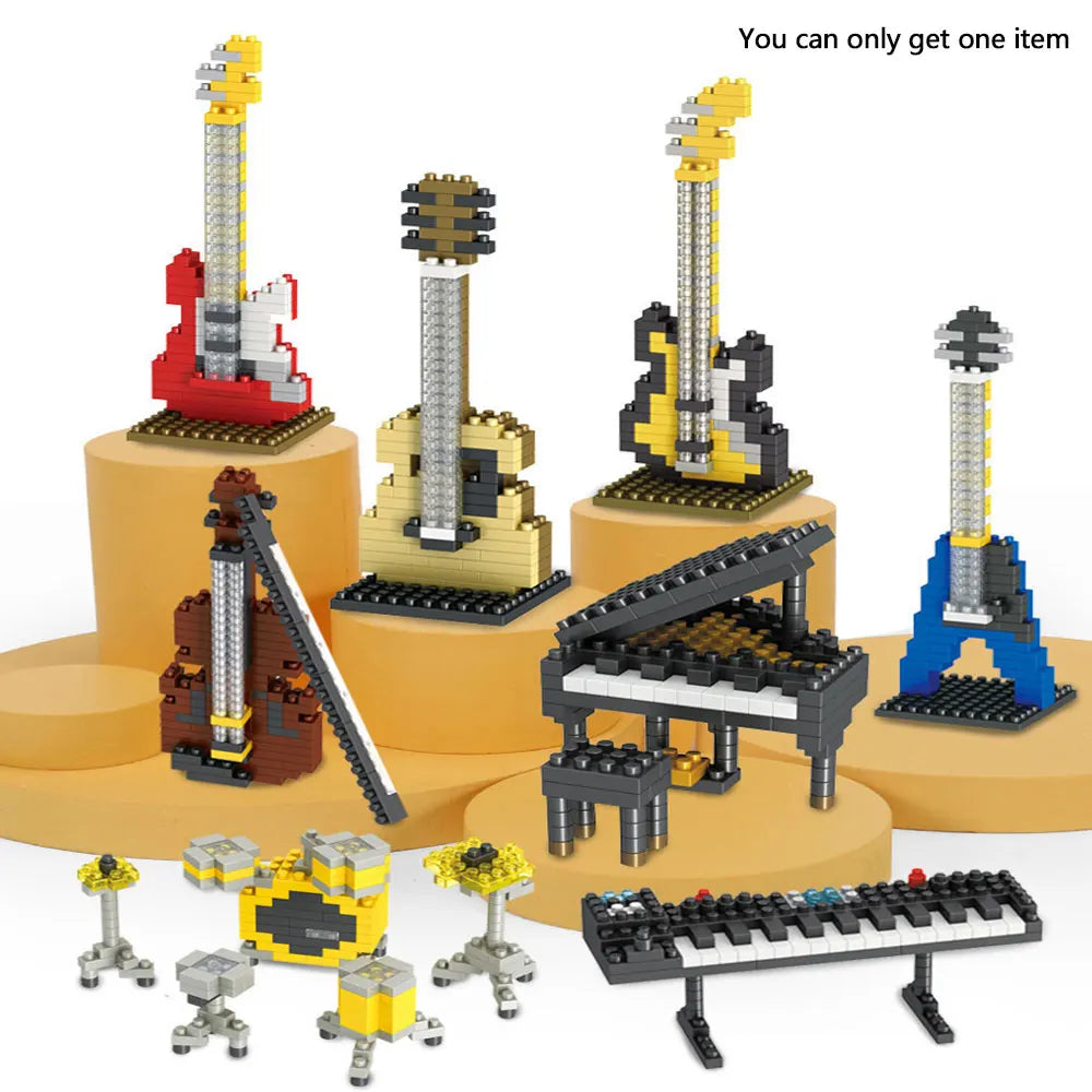 Bricktunes | Muziek En Bouwen In Één - Miniatuur Bouwset
