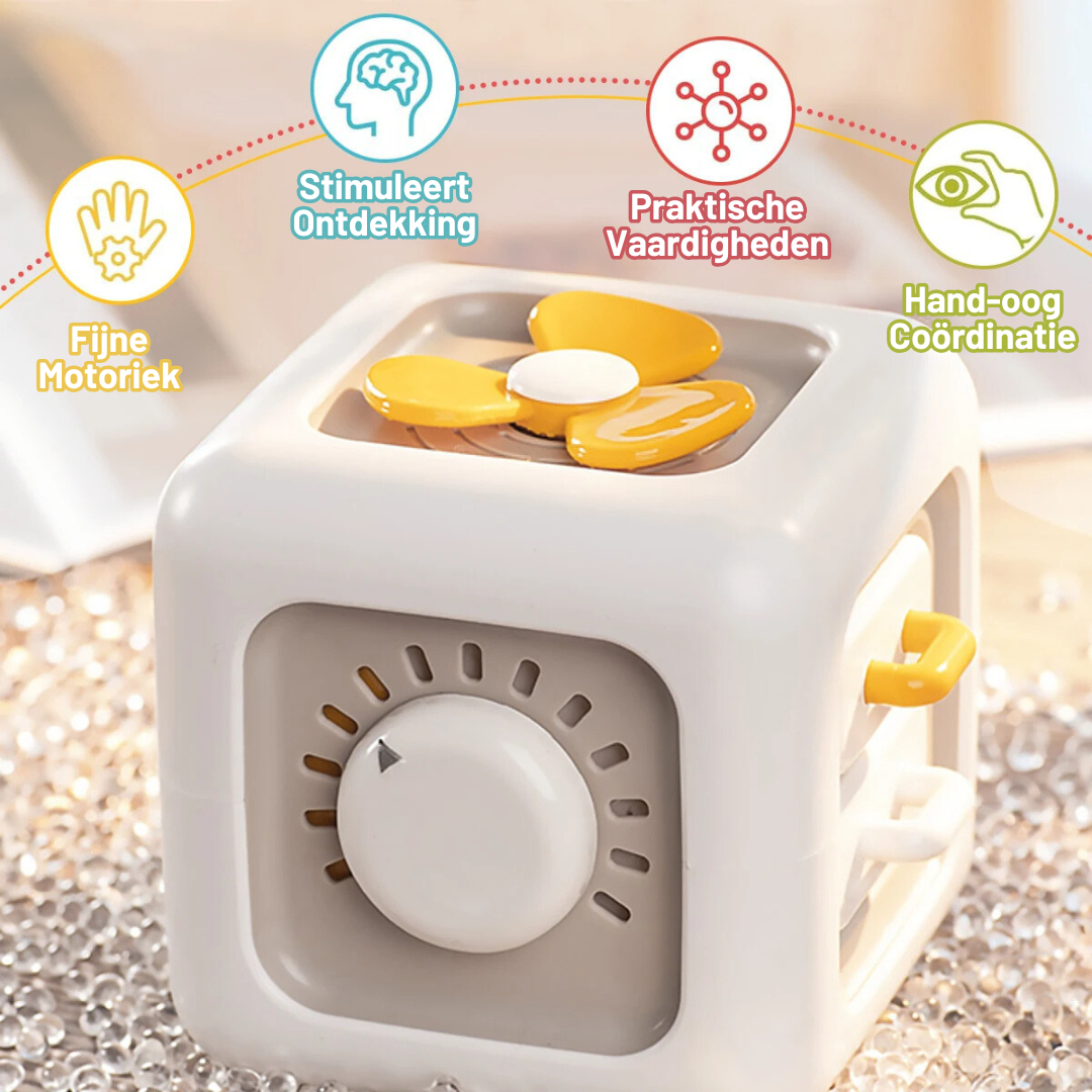 Busy Cube | 6-In-1 Leren En Ontdekken - Activiteitskubus