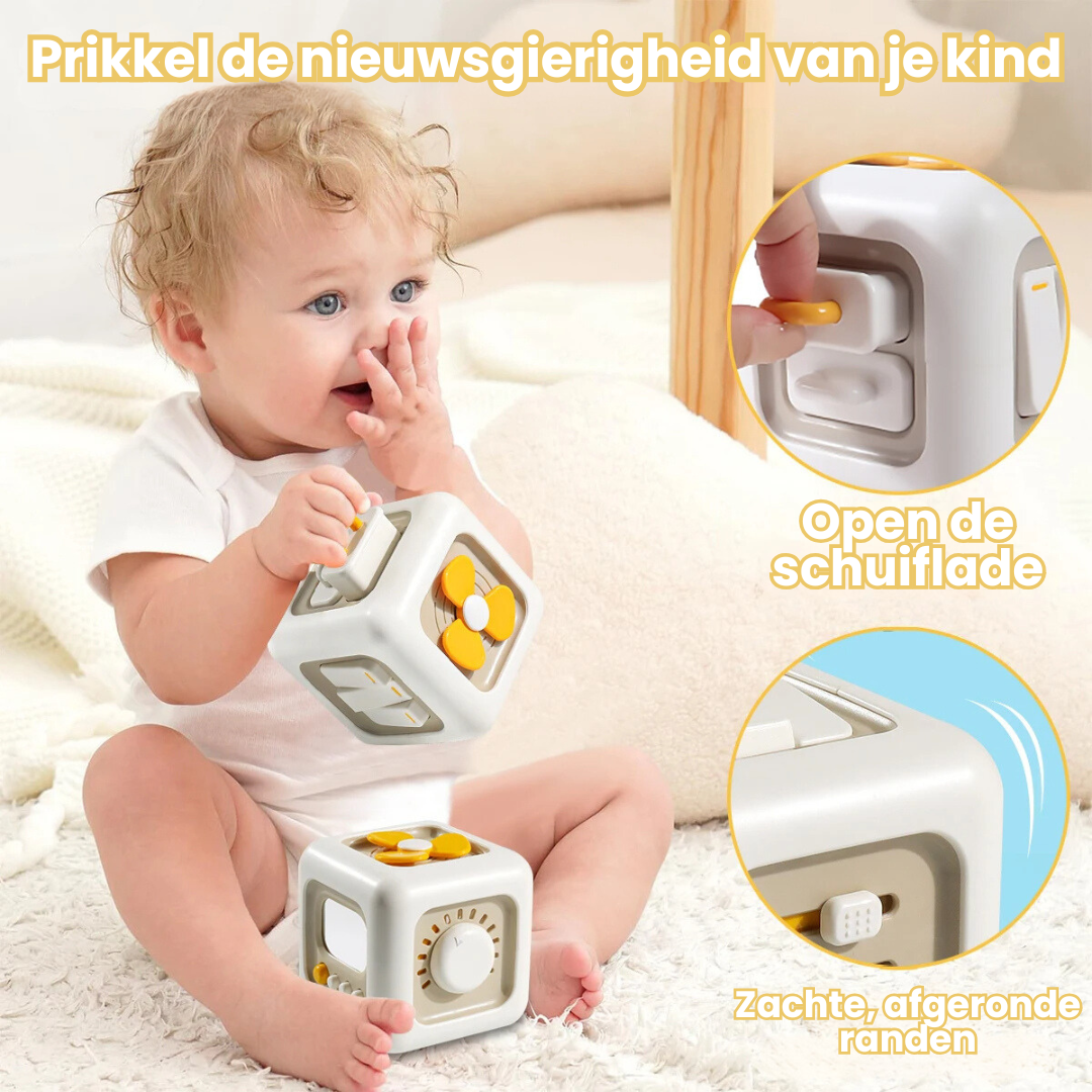 Busy Cube | 6-In-1 Leren En Ontdekken - Activiteitskubus