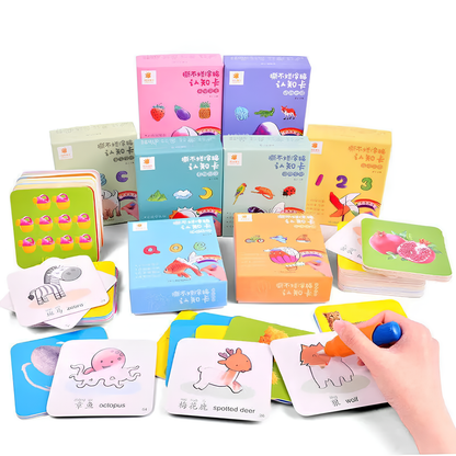 Magic Aqua Cards | Ontdek Letters En Vormen -  Educatieve Leerkaarten