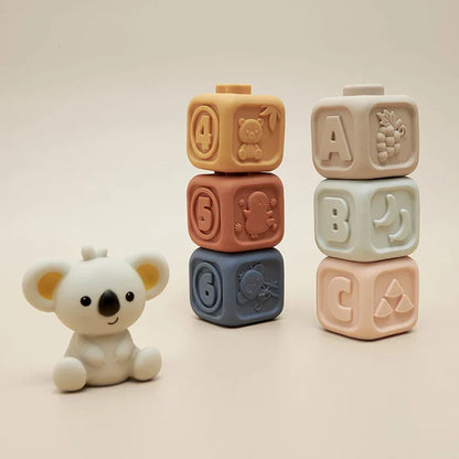 Cubbykoala | Grijp, Kauw En Stapel - Bijtspeelgoed