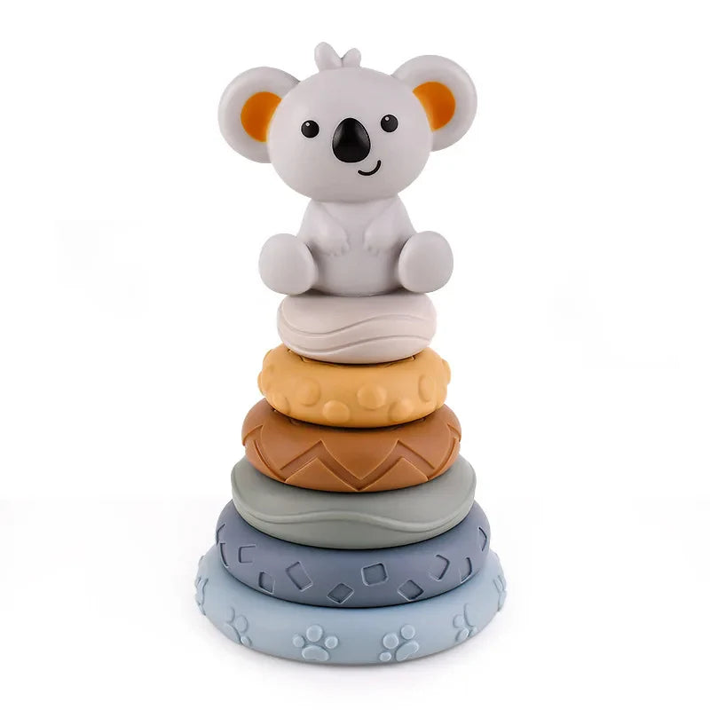 Cubbykoala | Grijp, Kauw En Stapel - Bijtspeelgoed
