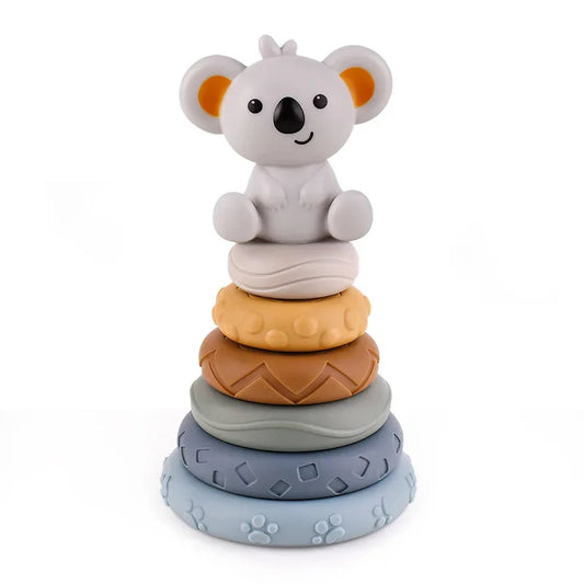 Cubbykoala | Grijp, Kauw En Stapel - Bijtspeelgoed