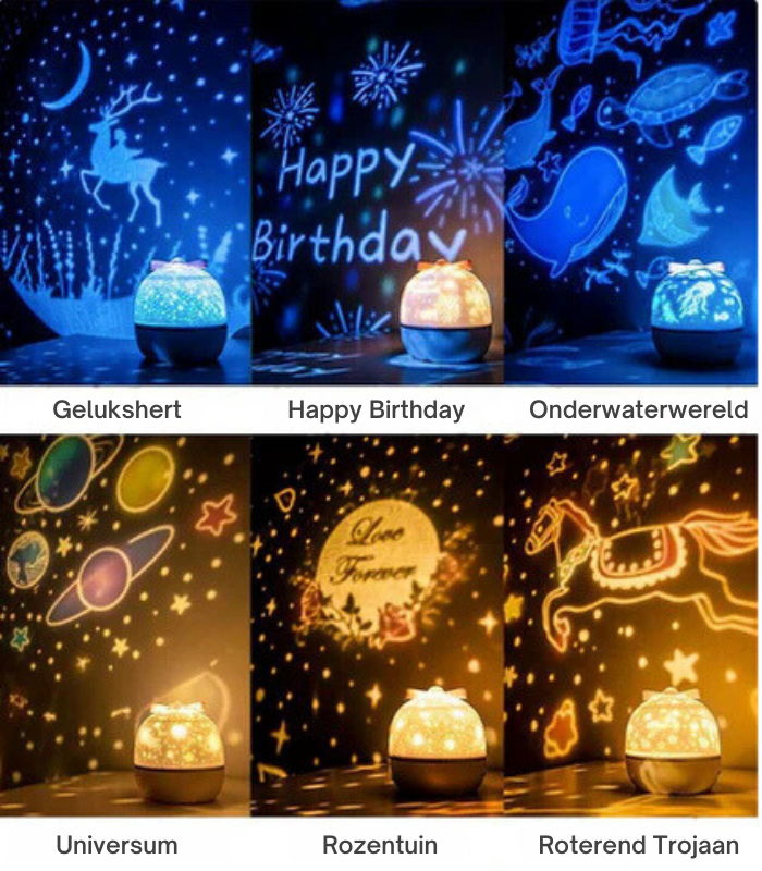 Dreamsky | Betoverende Sterrenhemel Voor Bedtijd - Rustgevende Nachtlamp