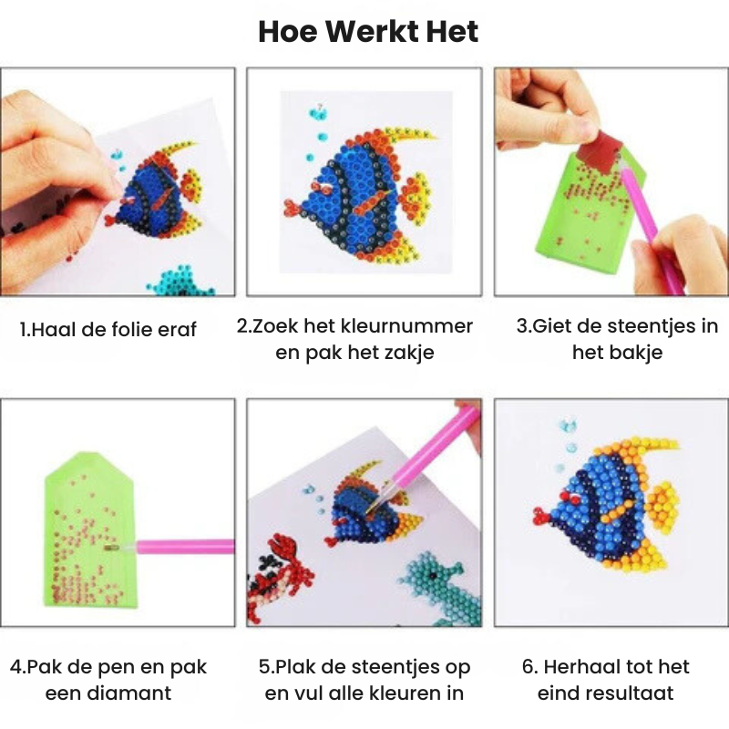 Diamond Painting | Creëer Diamanten Kunstwerken - Diy Sticker Kit