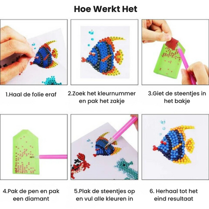 Diamond Painting | Creëer Diamanten Kunstwerken - Diy Sticker Kit