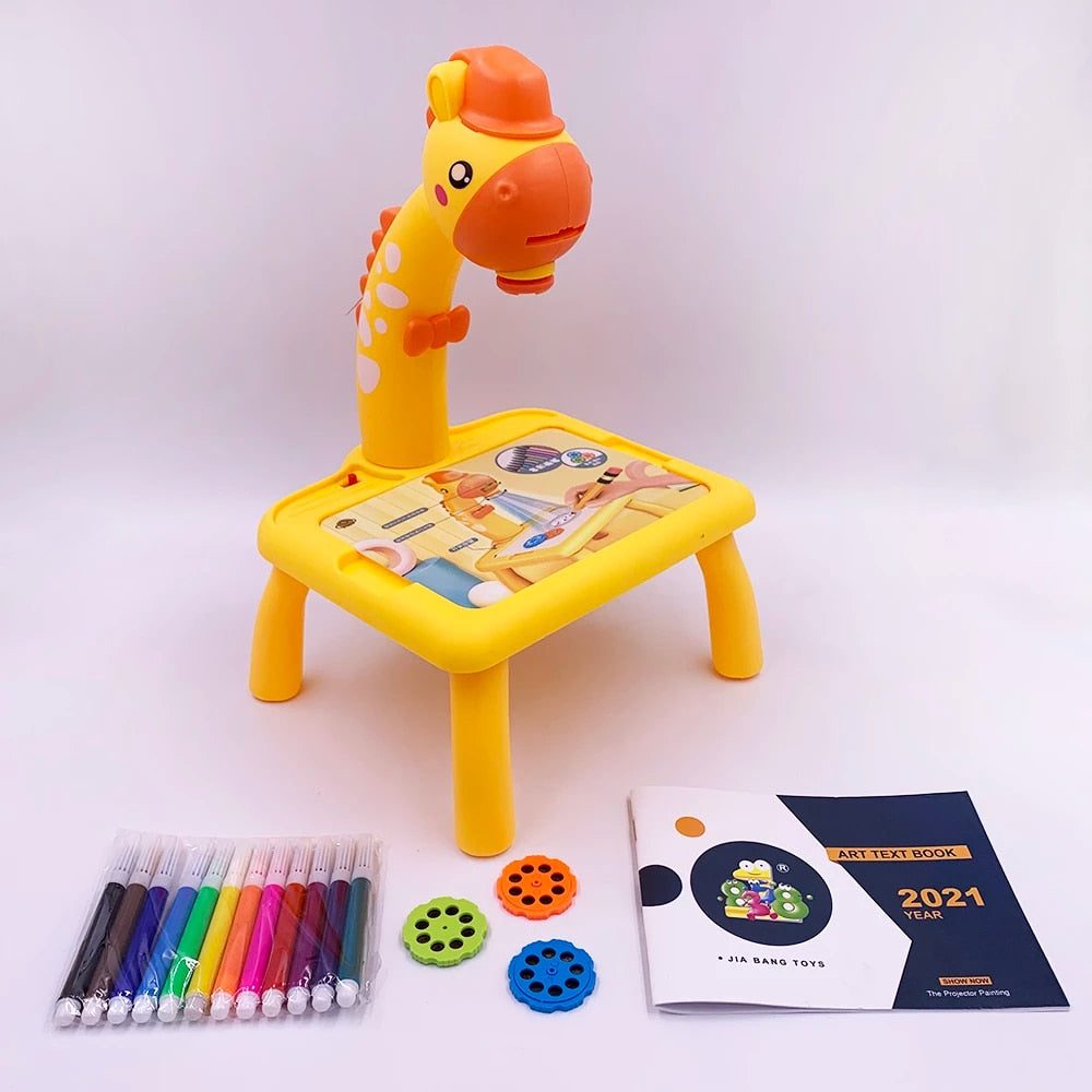 Dinoart Table | Creatieve Dino Tekentafel - Tekenbord