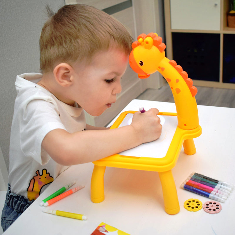Dinoart Table | Creatieve Dino Tekentafel - Tekenbord