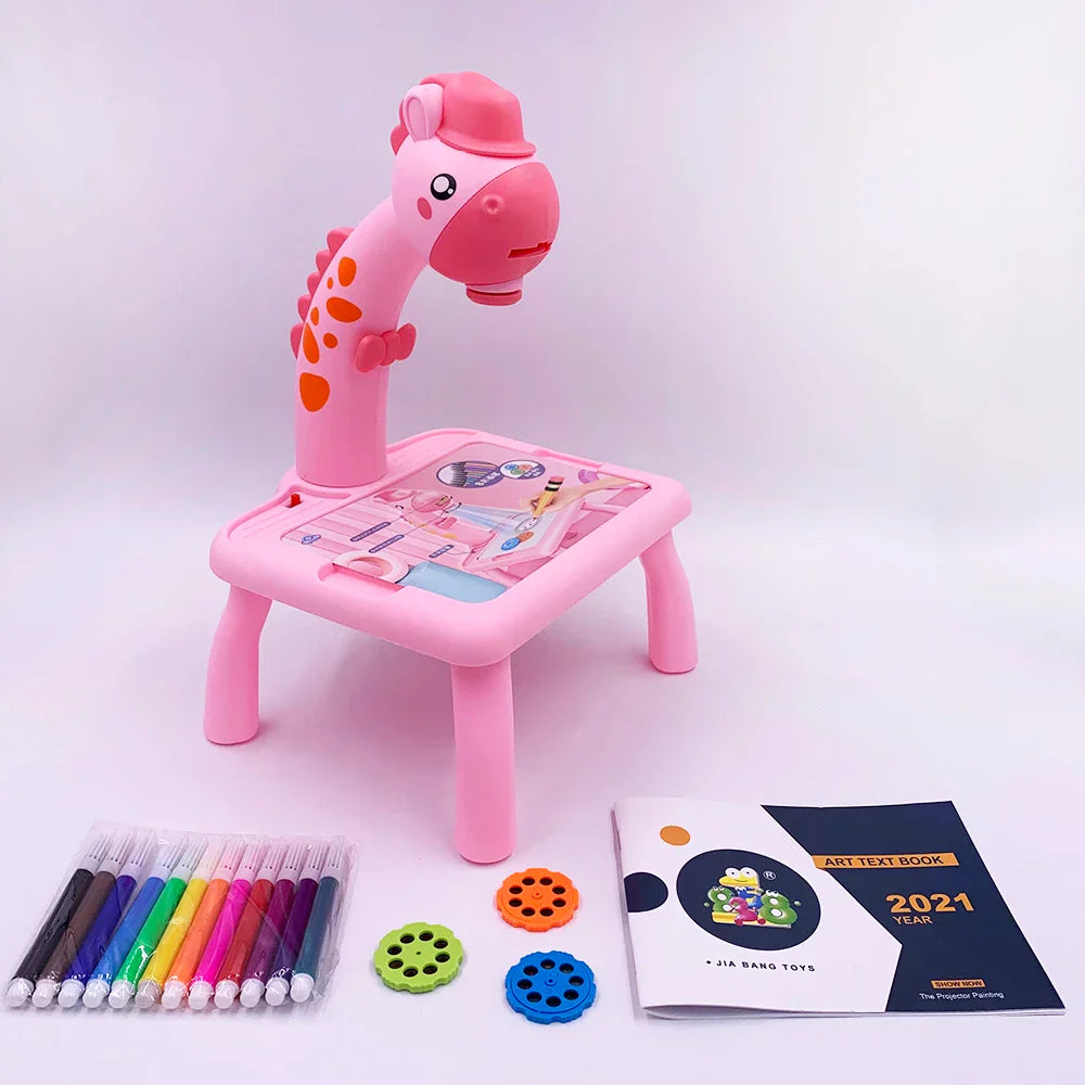 Dinoart Table | Creatieve Dino Tekentafel - Tekenbord