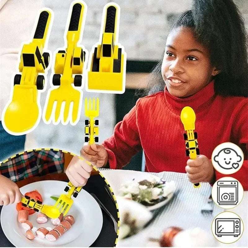 Dineconstructor | Speels Eten Met Bestek - Kinderservies