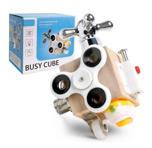 Ecoplay Busycube | Spelenderwijs Ontwikkelen - Montessori Speelgoed