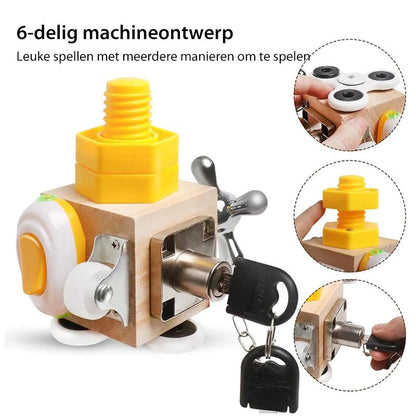 Ecoplay Busycube | Spelenderwijs Ontwikkelen - Montessori Speelgoed