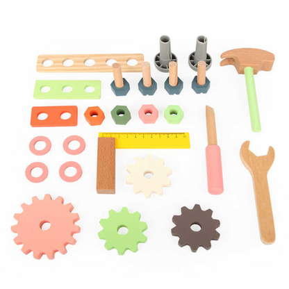 Toolbox | Fantasievol Klussen - Houten Speelgereedschap