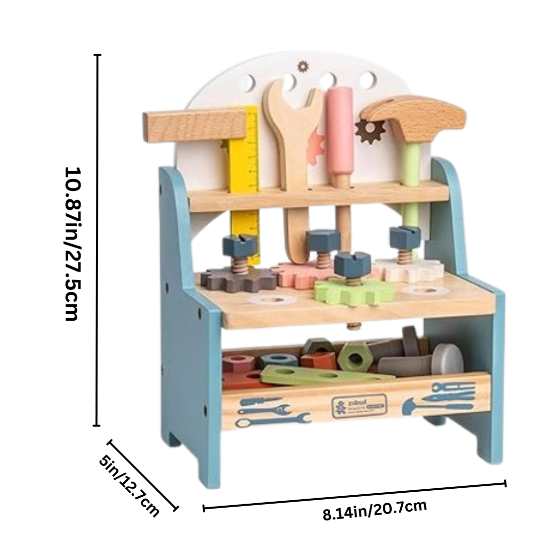 Toolbox | Fantasievol Klussen - Houten Speelgereedschap