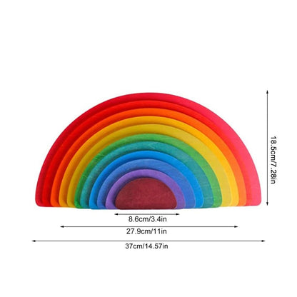 Colorwave | Kleurrijke Bogen En Bouwwerken - Educatief Houten Speelgoed