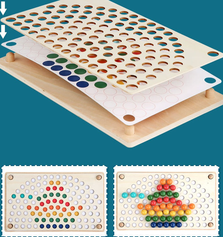 Brightboard | Educatief Spelen Met Kleuren - Montessori Houten Speelgoed