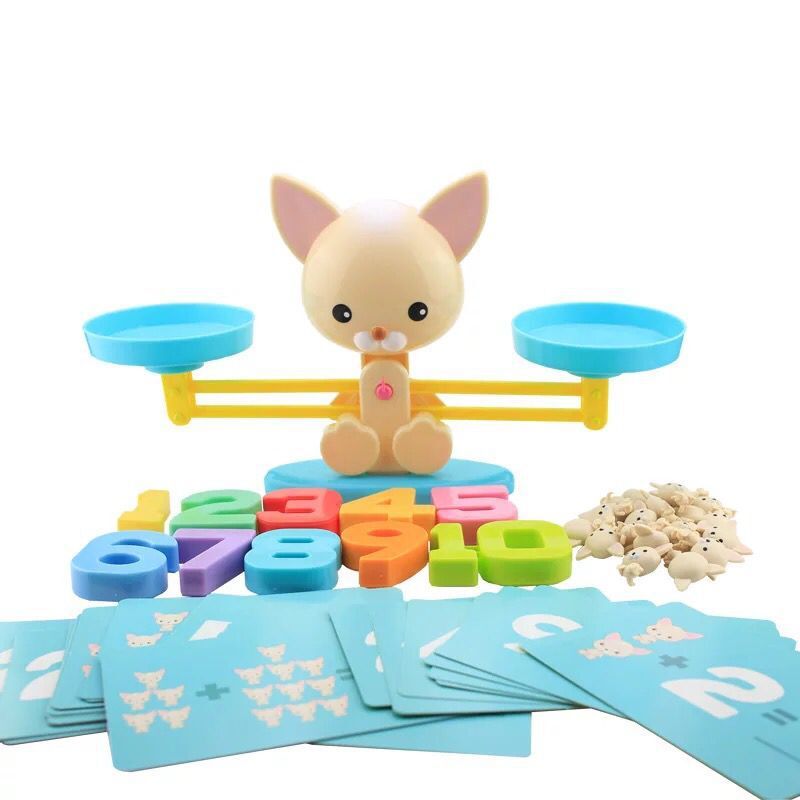 Balancemath | Spelenderwijs Wegen En Rekenen - Montessori Reken Weegschaal