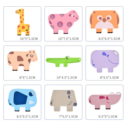 Safaribalance | Balanceren Met Schattige Dieren - Educatief Stapelspel